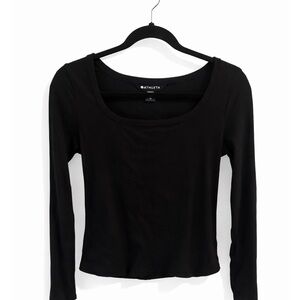 Athleta Classic Black Long Sleeve Tee